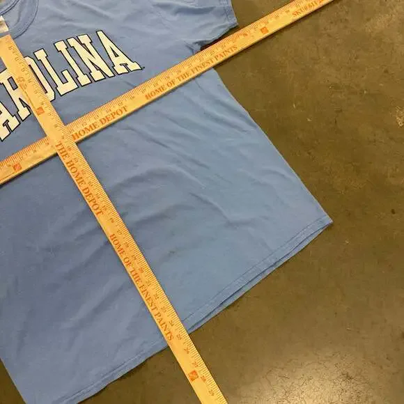 Carolina Arch Logo Graphic T Shirt Light Blue - Picture 2 of 3